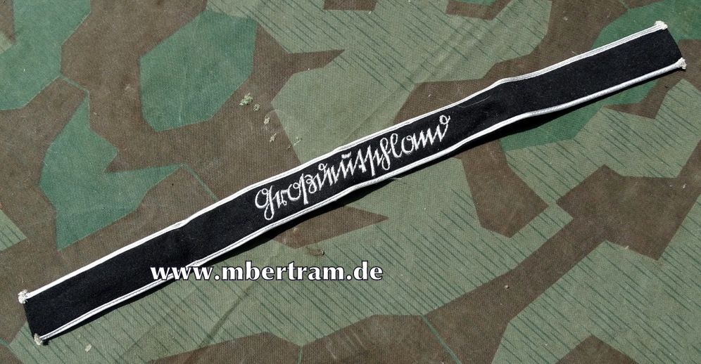 Ärmelband "Großdeutschland" für Offiziere.