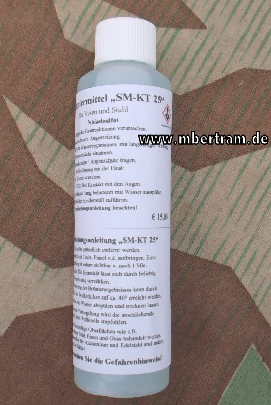 Kaltbrüniermittel SM-KT 25  Schnellbrüniermittel