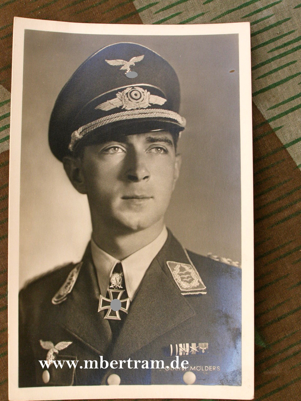 Luftwaffe: Oberst Mölders, Eichenlaub m. Schwertern Träger