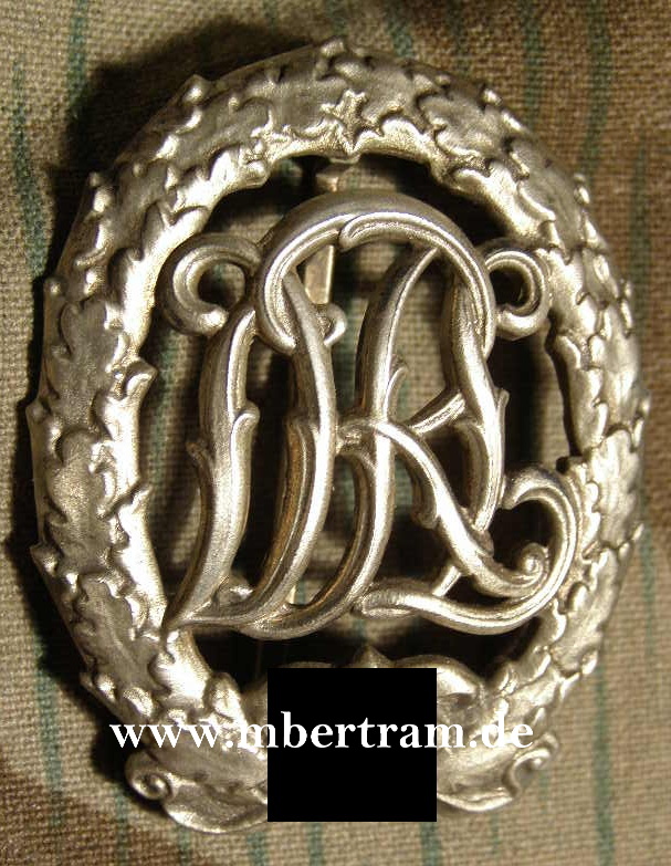 Reichssportabzeichen DRL in Silber mit HK, Wernstein-Jena