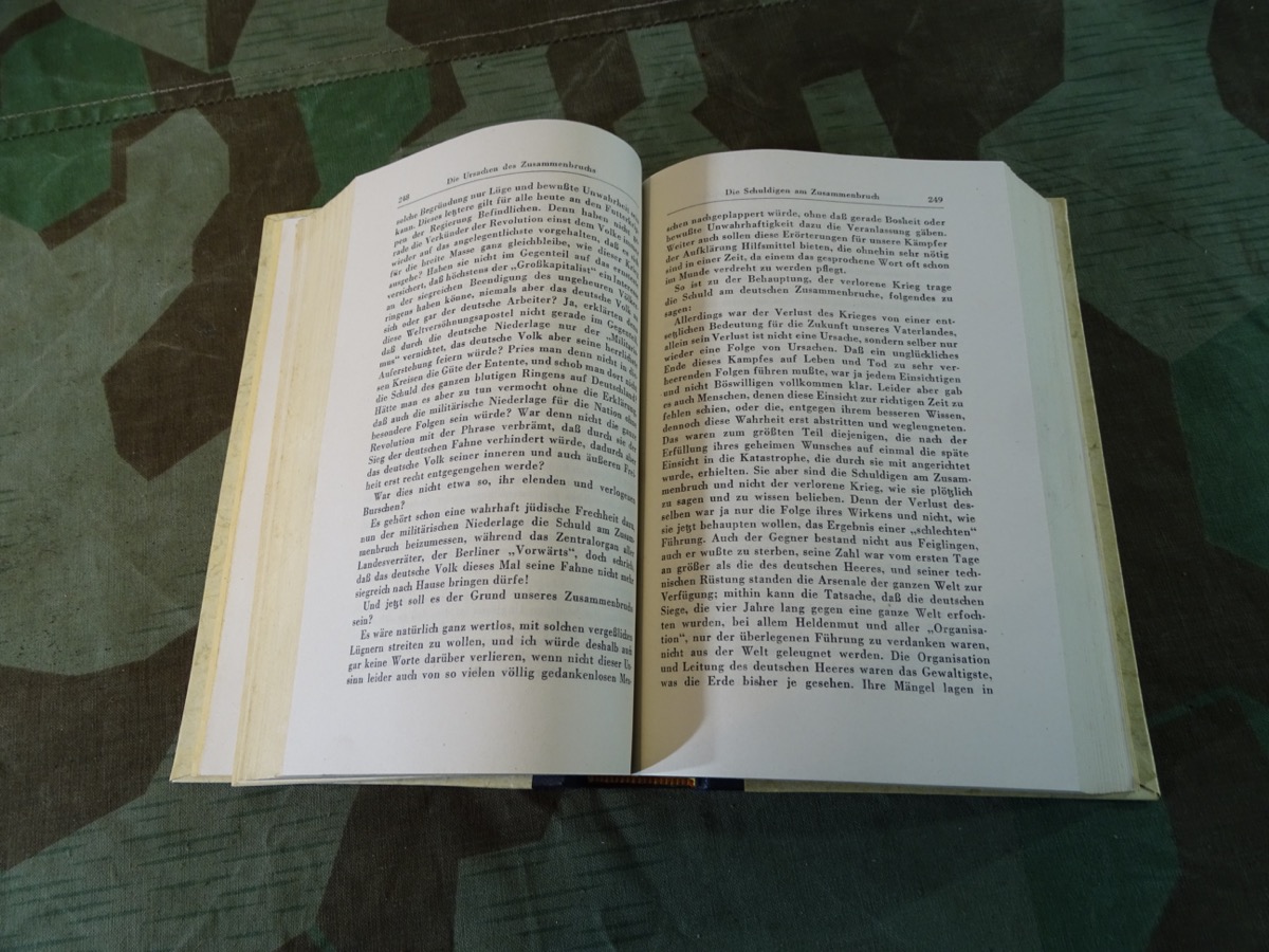 Mein Kampf, A.Hitler, Hochzeitsausgabe München, Pappschuber, Top Zustand, 1942 Mein Kampf, A.Hitler, Hochzeitsausgabe München, Pappschuber, Top Zustand, 1942