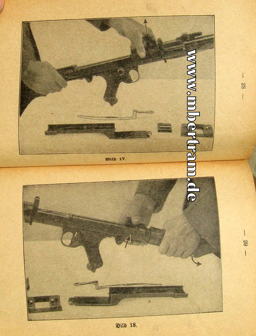 Anleitung f.d. Bedienung u. Verwendung des M.G.34, 1936.