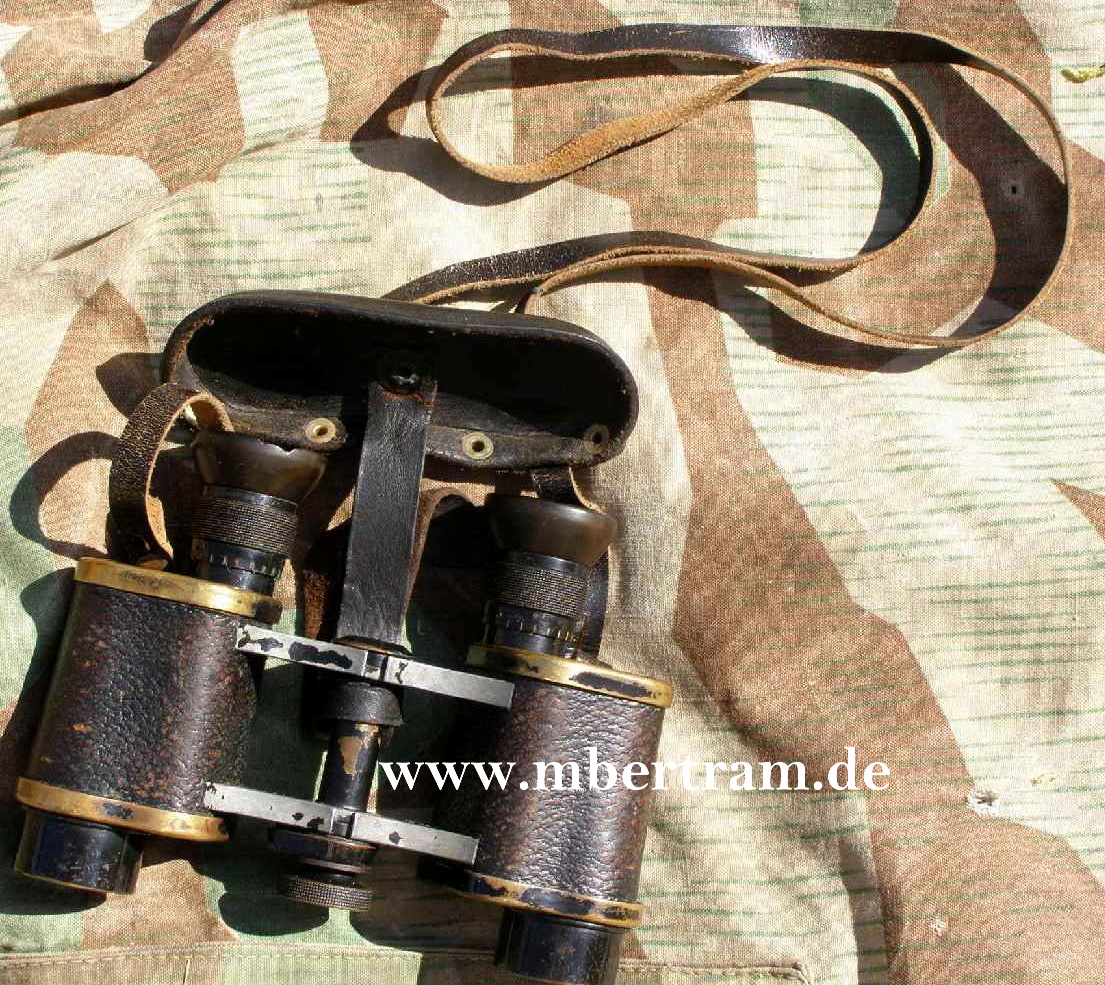 Dienstglas 1. WK/Reichswehr, Strichplatte, Hensoldt Wetzlar 8x"