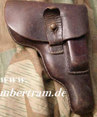 40er Jahre Pistolentasche, für 7,65mm Pistole, braun