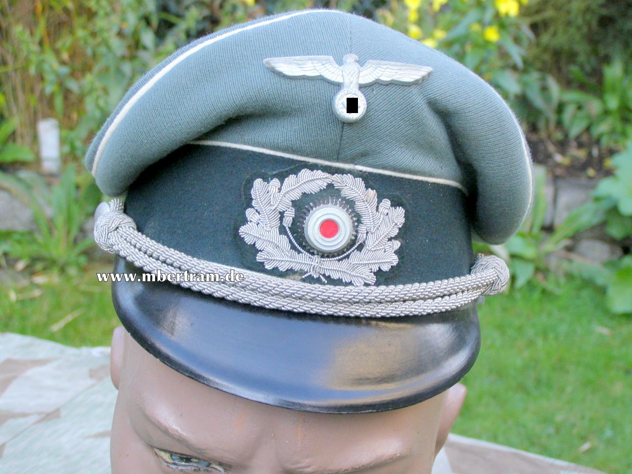 Wehrmacht Offiziers Schirmmütze Infanterie