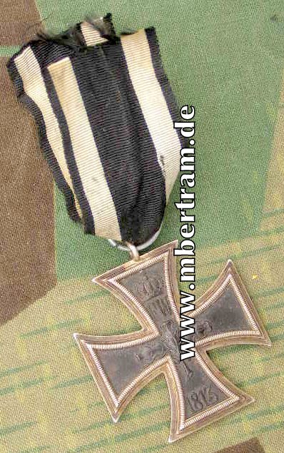 Eisernes Kreuz 2.Klasse 1914, Band, Zustand 2-, o. Hst.