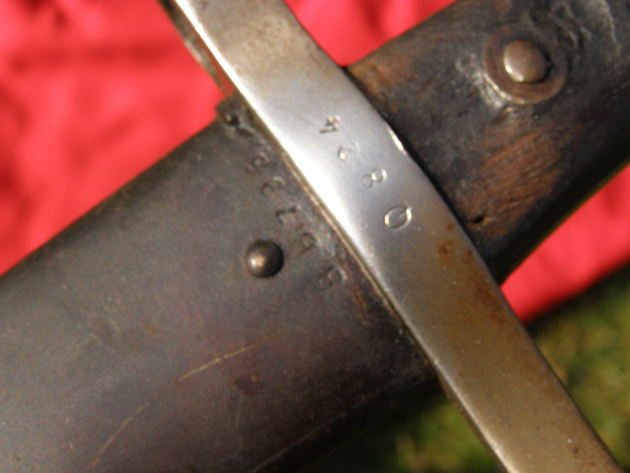 10560-7 Bajonett für Kropatschek/ Steyr Gewehr M 1886.
