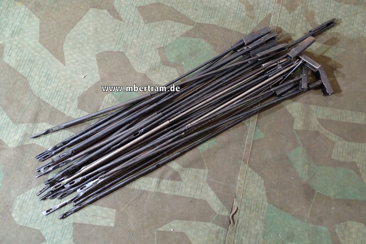 Putzstock, PPSH 41/ PPS 43 zerlegbar. Ende mit 2 Löchern, Ende gedreht