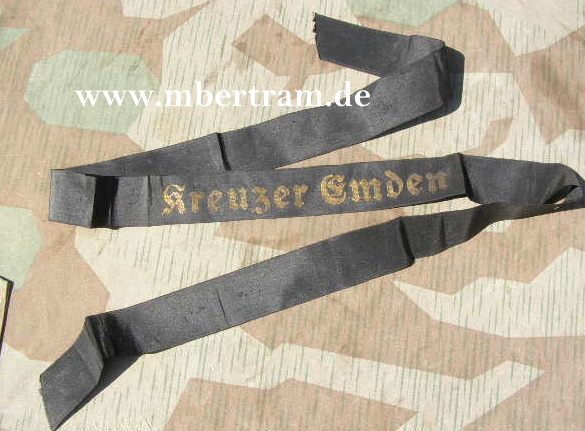 Mützenband Kriegsmarine "Kreuzer Emden "