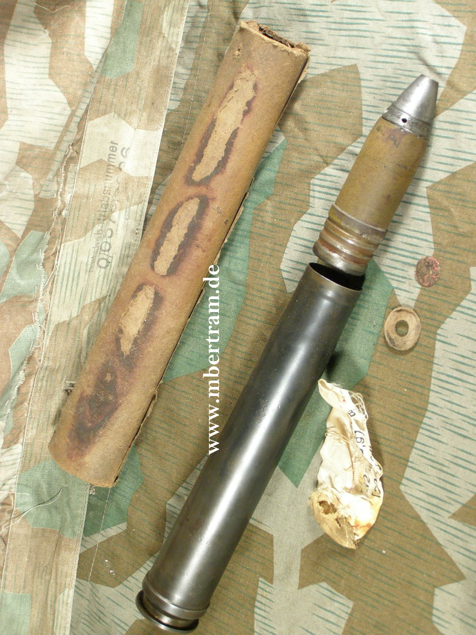 3,7 cm deko Flak Spreng Leuchtspur Granate, Hülse, usw.