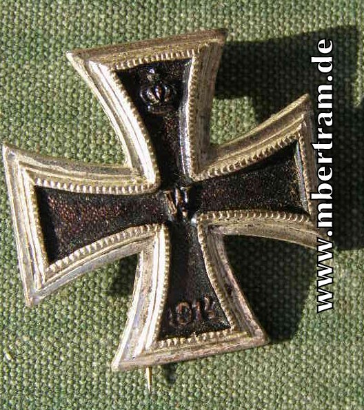 Miniatur EK 1 1914 an Nadelsystem. 19 mm
