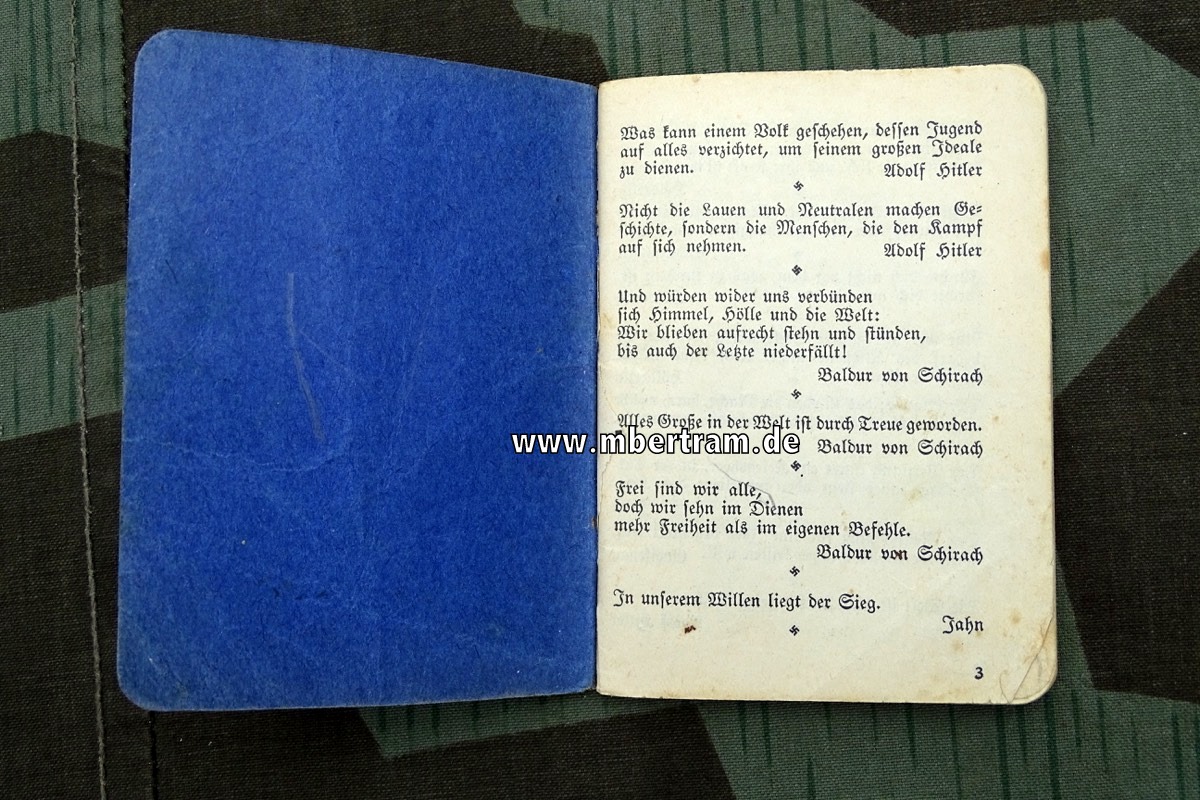 Unser Kriegs-Liederbuch, Herausgegeben v.d. Reichsjugendführung der HJ