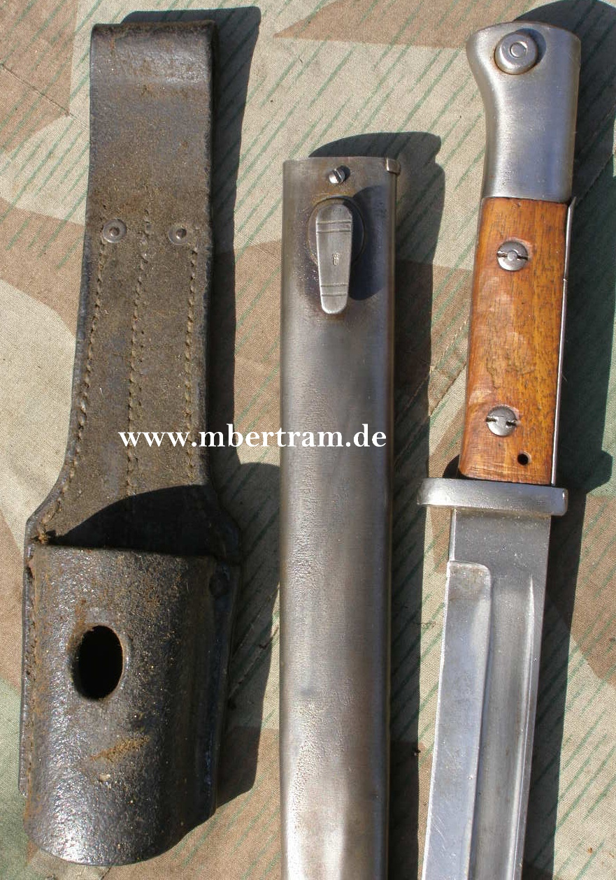 Seitengewehr 84/98 n.A., Möwe Werke, Koppelschuh, 1915