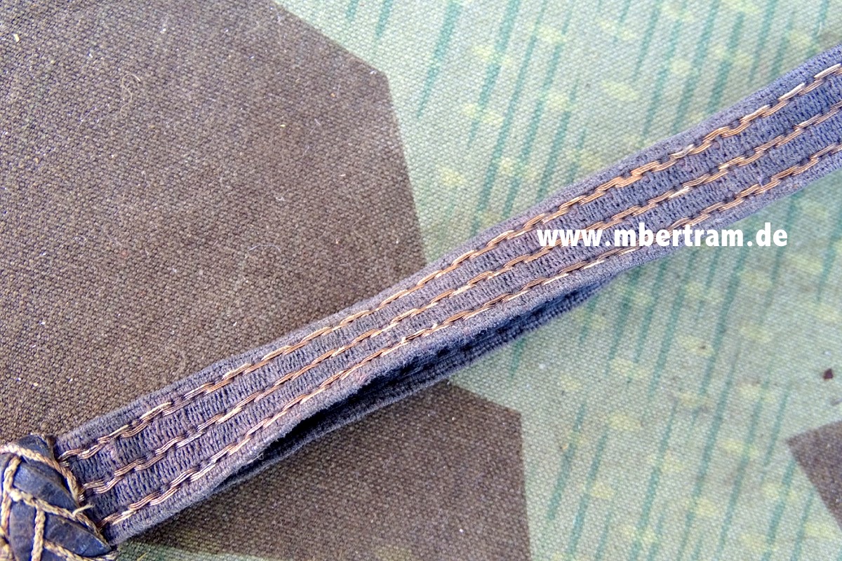 Luftwaffe/ Heer Offiziers Portepee für Säbel und Extra Seitengewehr , blaugrau, Stoff