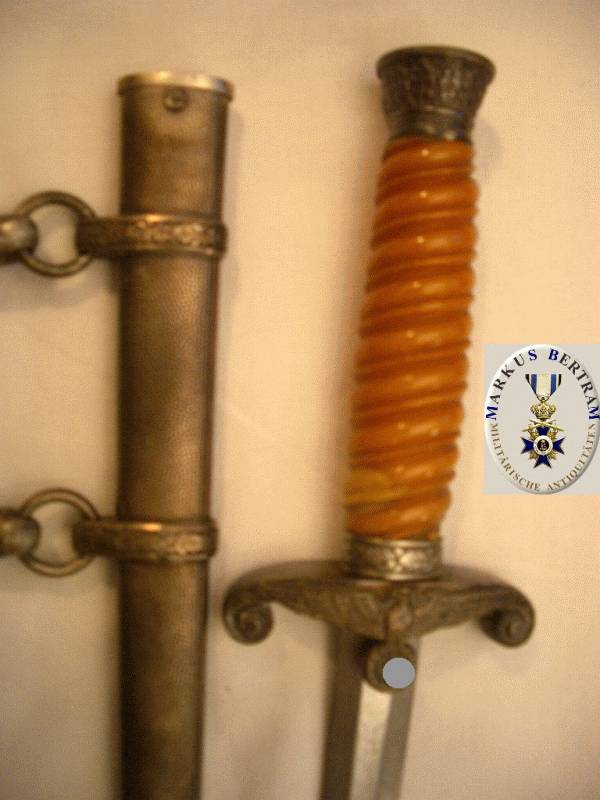 HEERES OFFIZIERSDOLCH EICKHORN MIT GEHÄNGE