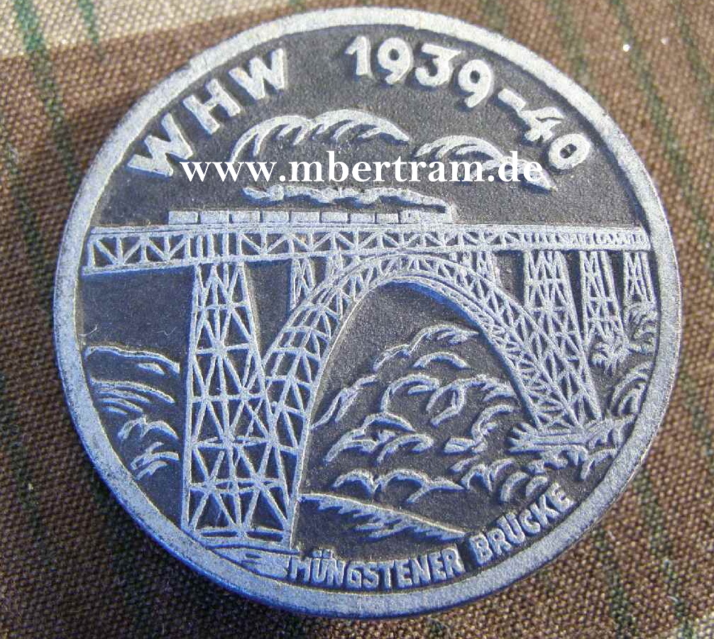WHW 1939-40, Müngstner Brücke, Bergisches Land