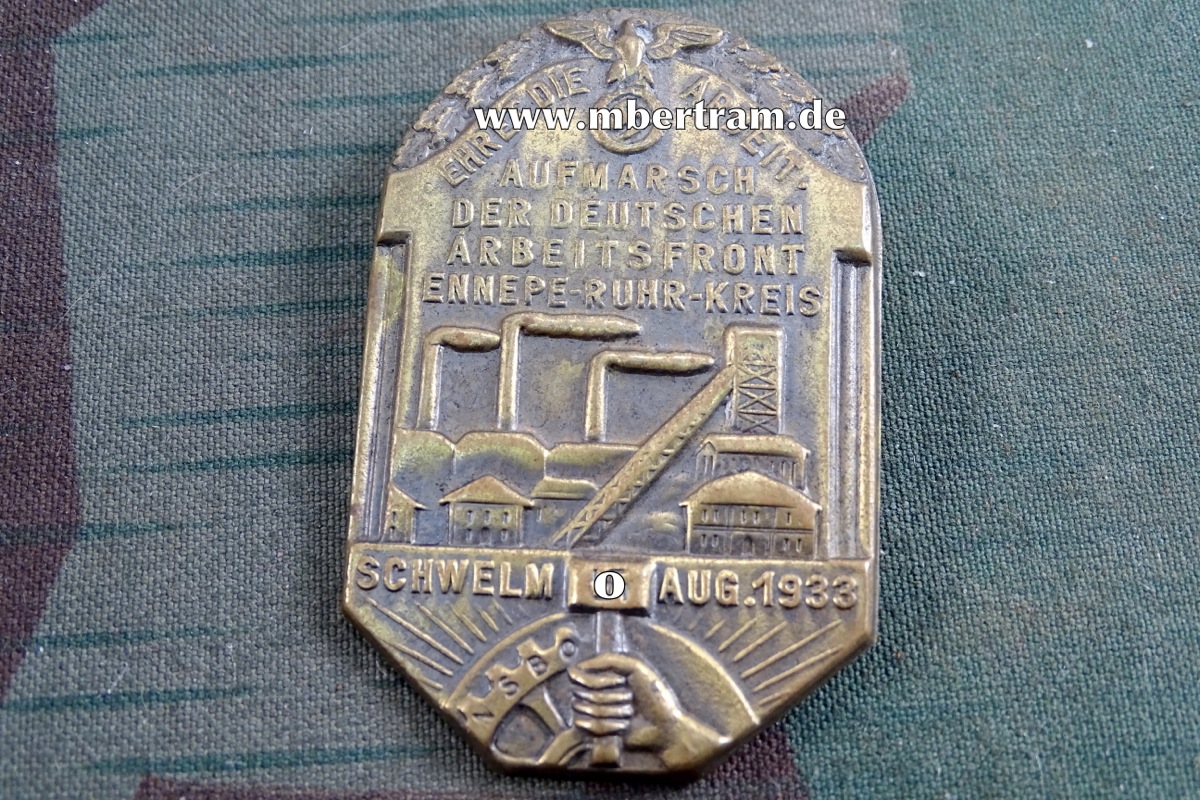 Schwelm 33 - 01, Aufmarsch der Deutschen Arbeitsfront Ennepe-Ruhr-Kreis