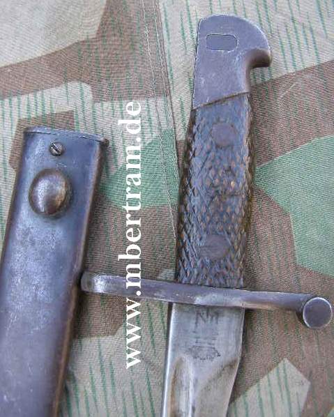 Spanien Machetenbajonett M. 1941 Holzgriffschalen