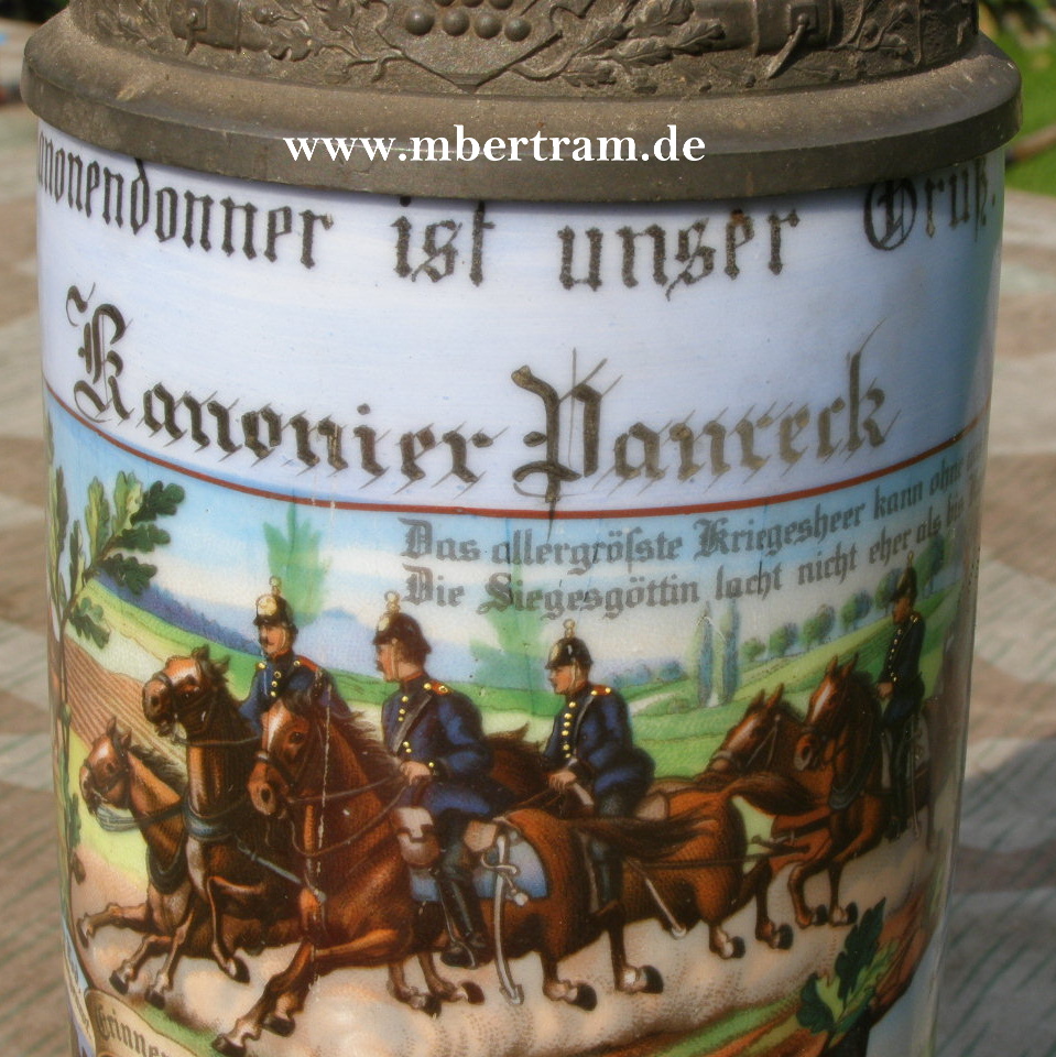 10376-6 Krug: 3. Badisches Feld Artillerie Regiment No.50 Karlsruhe
