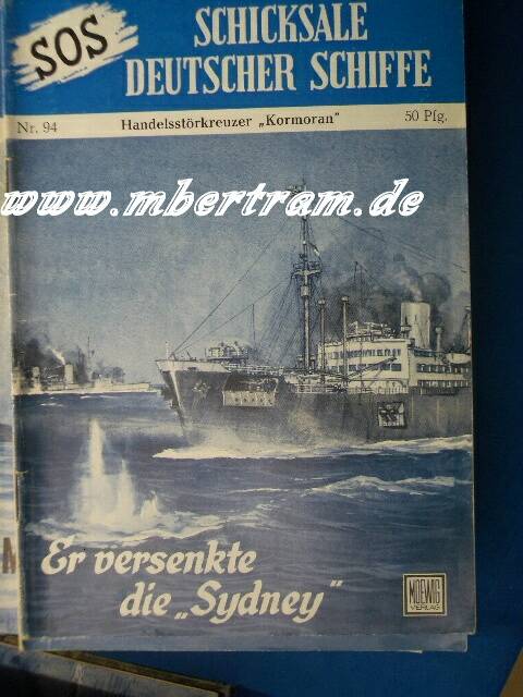 35x Schicksale deutscher Schiffe, P.Schuber, 1957