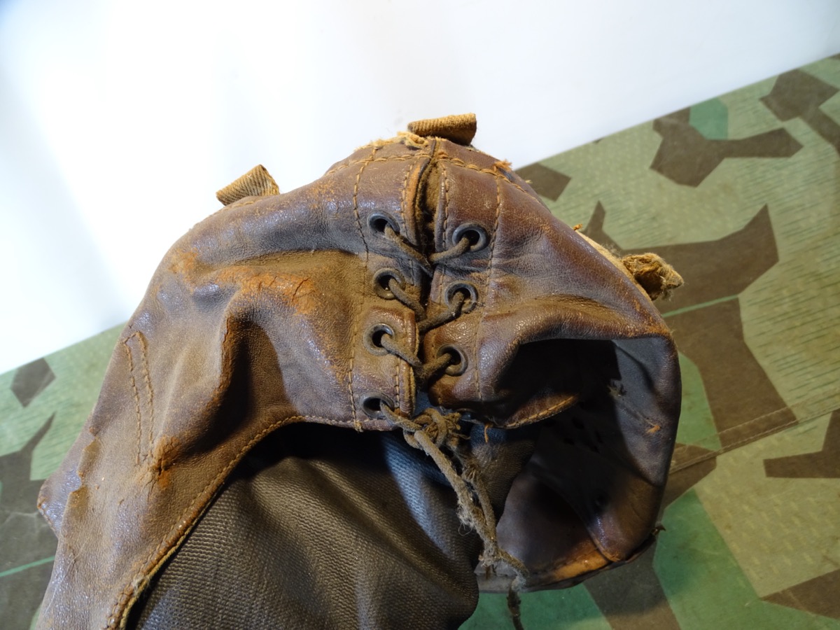 Innenhelm / Innenausstattung für britischen Kradfahrer Helm 2. Weltkrieg, 1942