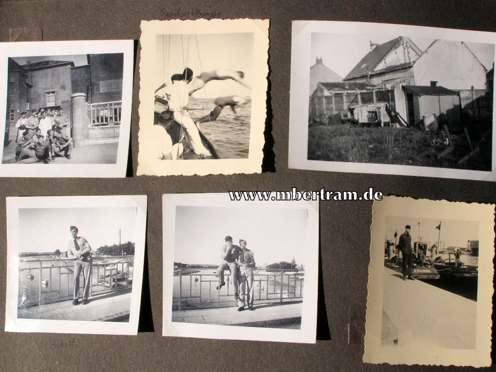 13620-85 Dienstzeit Fotoalbum U 552, Kommandant Erich Topp SELTEN !