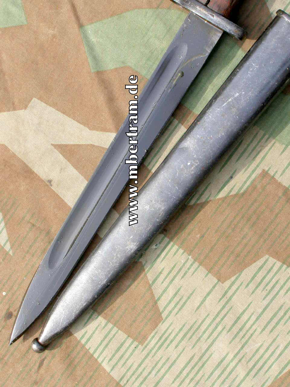 Jugoslavisches Bajonett für K 98, sehr gut erhalten. Nrgl.