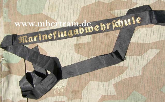 Mützenband Kriegsmarine "Marineflugabwehrschule"
