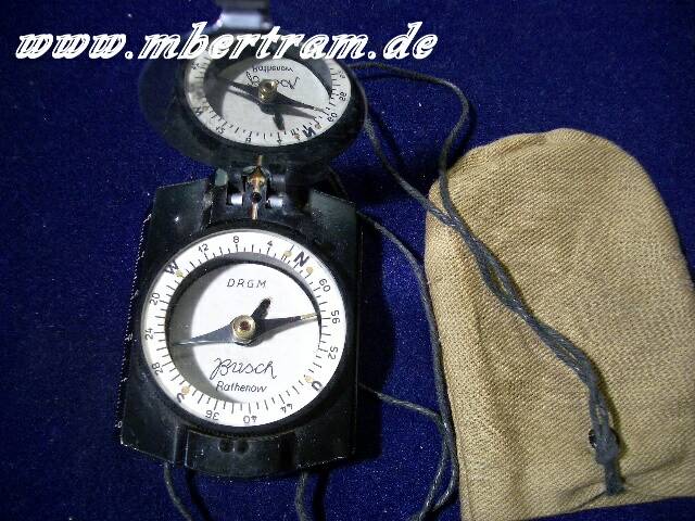 Wehrmachts Marschkompass "Busch Rathenow", Schutzhülle