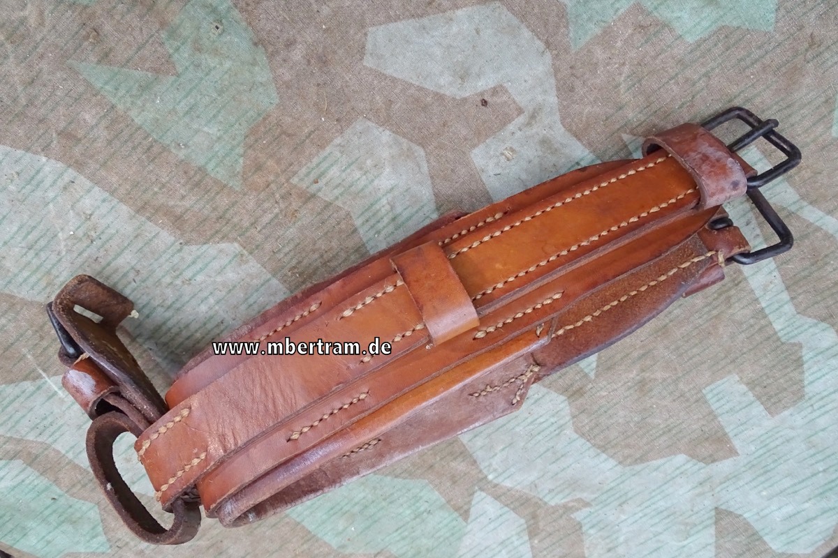 Wehrmacht Kavallerie Sielengeschirr 25 Kammkissen, DLU 1945, WaA