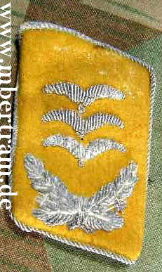 Luftwaffe, fliegendes Personal, Kragenspiegel Hauptmann