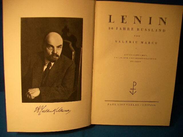 Marcu, V.: Lenin. 30 Jahre Russland. 1927, 356 S., viele Fotos