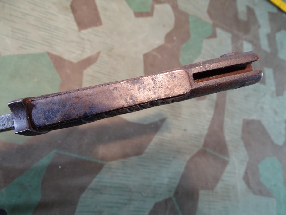 Seitengewehr 98/05 deutsches Kaiserreich mit Koppelschuh, Doppelhersteller Zwilling u. Frister Seitengewehr 98/05 deutsches Kaiserreich mit Koppelschuh, Doppelhersteller Zwilling u. Frister