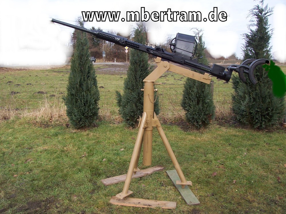 13775-7RKNZJpVkNKG6t 20 mm Deko Flak 29 ,( Oerlikon ) Kriegsmarine, Restauriert mit Behelfslafette