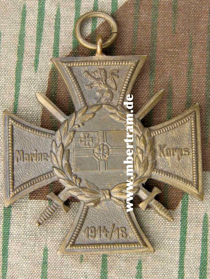Ehrenkreuz des Marine-Korps 1914-1918 o. Band