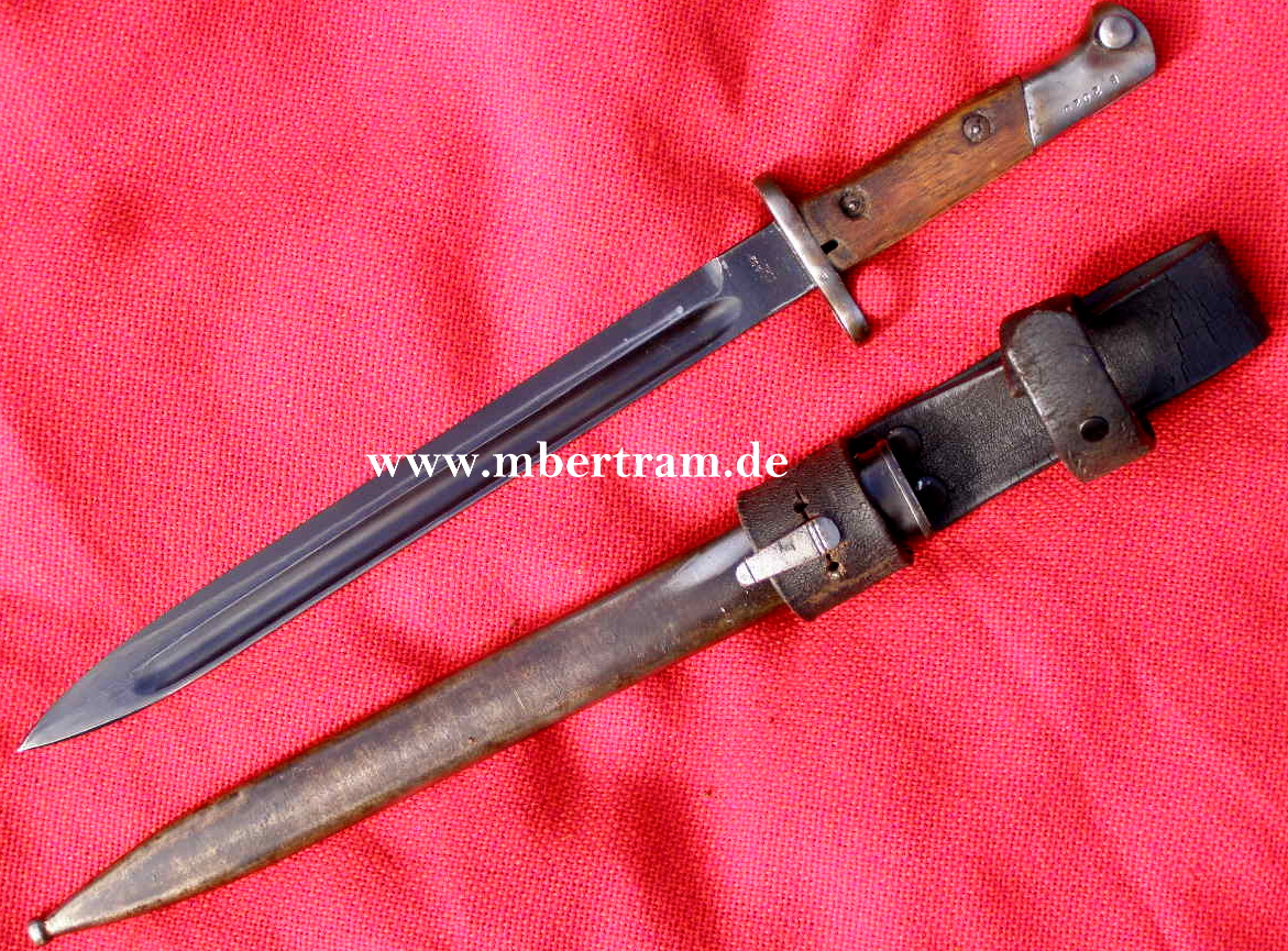 10307-1 Portugal Mauser Bajonett Modell 1904. Simson & Co Suhl