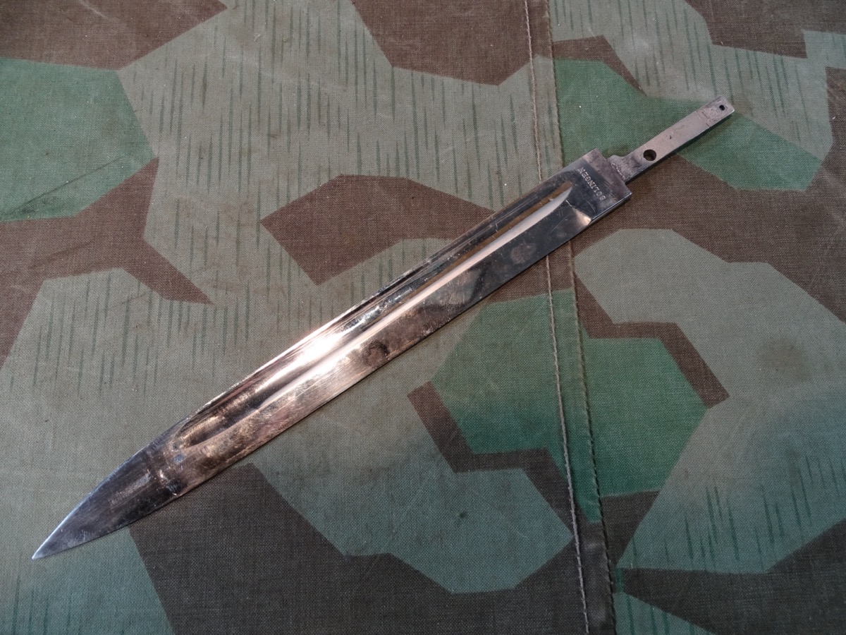 Bajonettklinge zum Ausgeh Seitengewehr KS 98 der Wehrmacht, Solingen