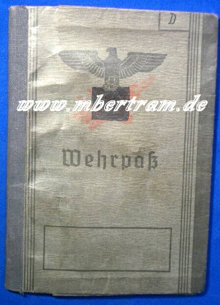 1982-12 Dokumente: Arb.buch, Militärpass 1WK, Wehrpass 2.WK