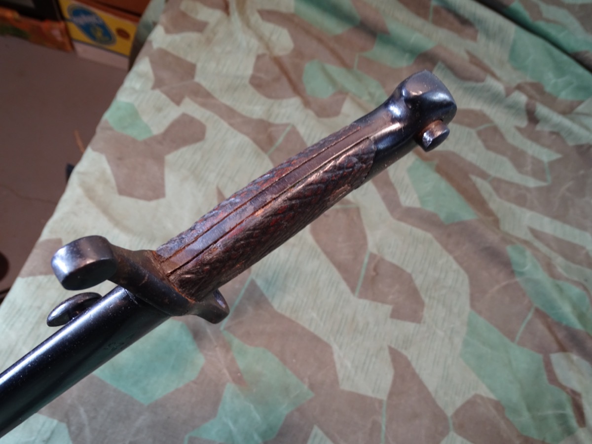 Seitengewehr Spanien M 1941 für den Karabiner 98 "La Coruna", Nummerngleich, guter Zustand Seitengewehr Spanien M 1941 für den Karabiner 98 "La Coruna", Nummerngleich, guter Zustand