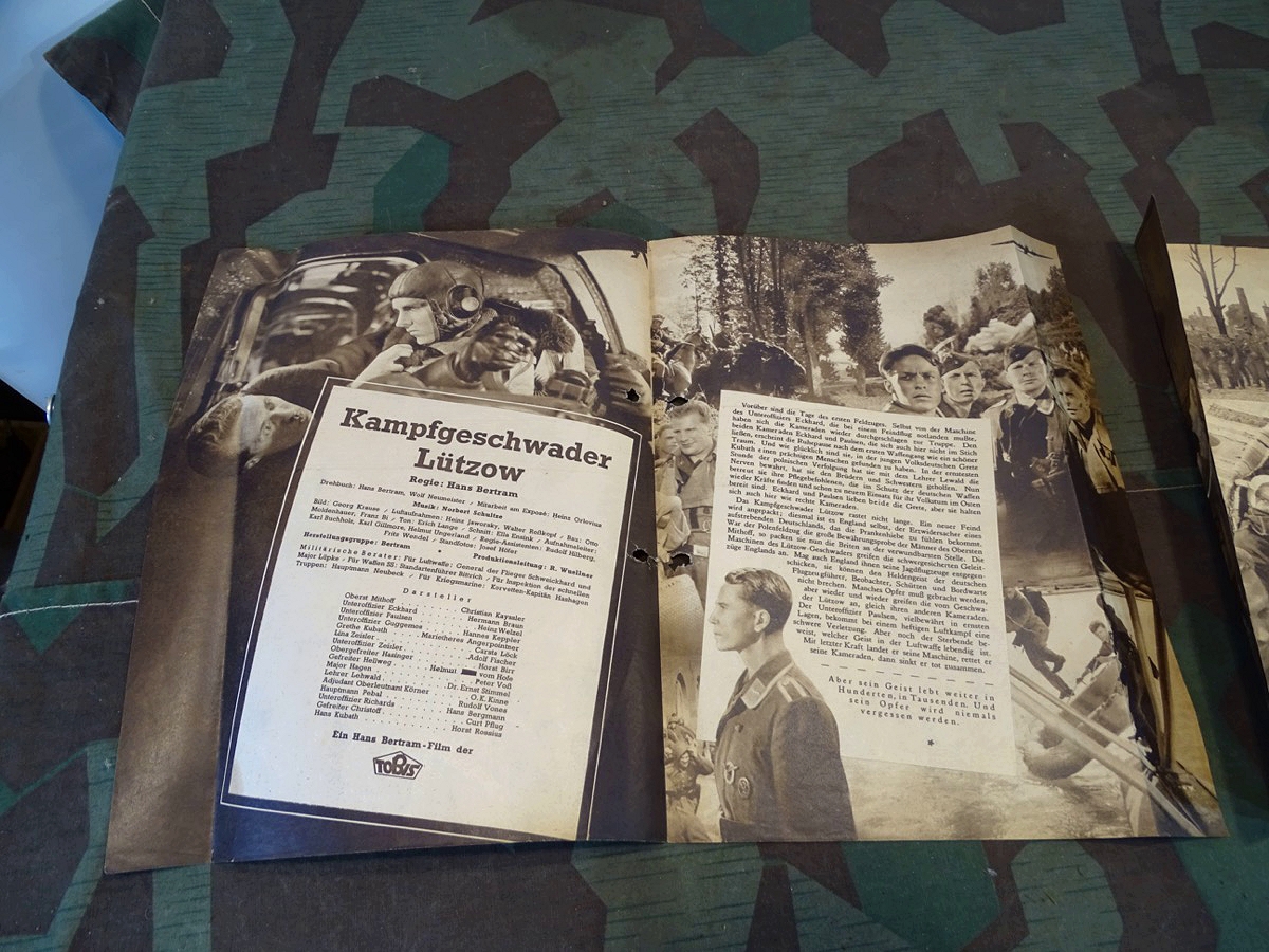 Film-Kurier, Kino Programmheft 1941, Kampfgeschwader Lützow. 