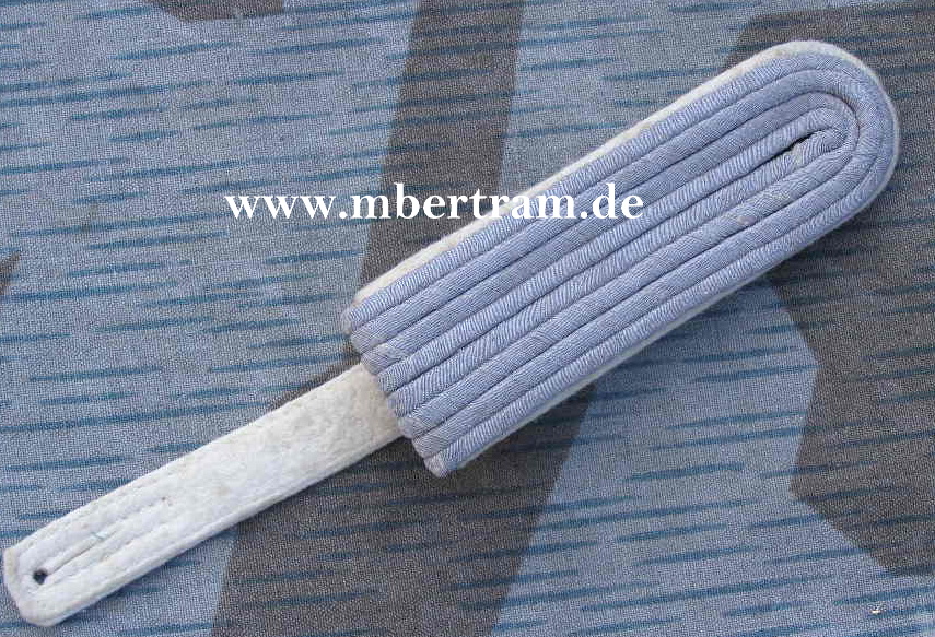 Schulterklappe Leutnant, Wehrmacht Heer Infanterie, zum aufschlaufen