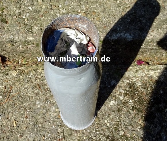 WH-Sturmgeschütz Deko-Patrone 7,5cm KWK 40 ,Panzer, Zustand 4