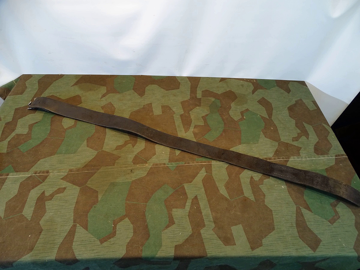 Wehrmachts Koppelriemen 2. Weltkrieg mit Alu Gegenschließe ca. 95 cm