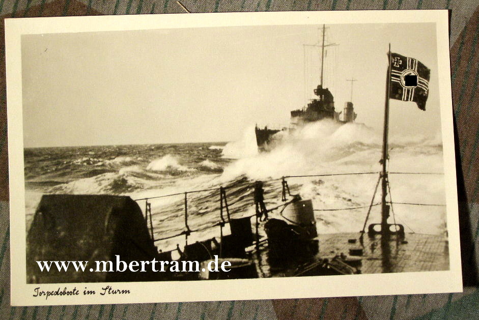 Kriegsmarine : "Torpedoboote im Sturm", ungelaufen