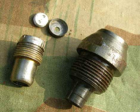 Leuchtspureinsatz aus 3,7 Panzergranate, deutsch