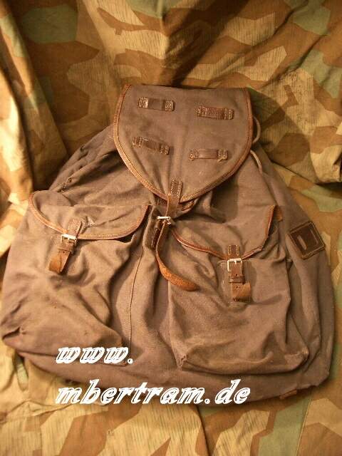 Luftwaffe großer Rucksack, Riemen. "I / Flak 3 33" 1938