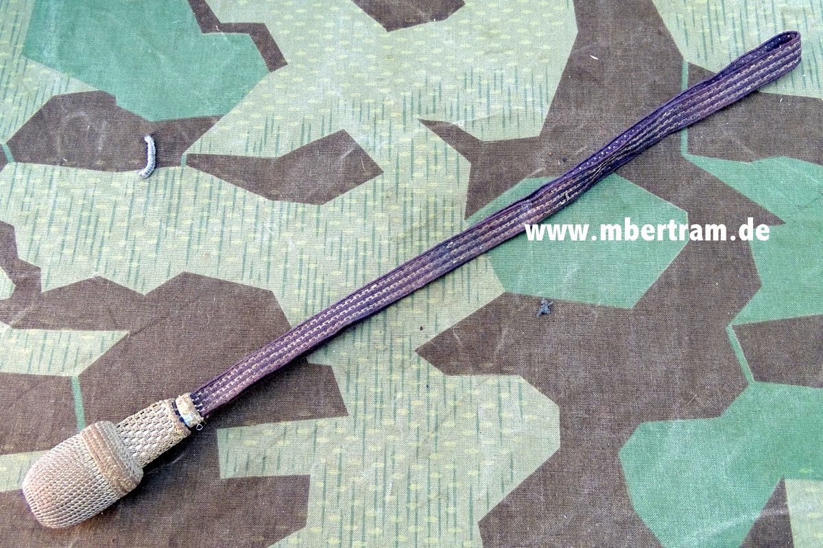 Luftwaffe/ Heer Offiziers Portepee für Säbel und Extra Seitengewehr , blaugrau, Stoff