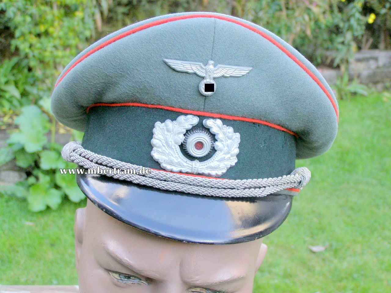Wehrmacht Artillerie Offiziers Schirmmütze "Erel"
