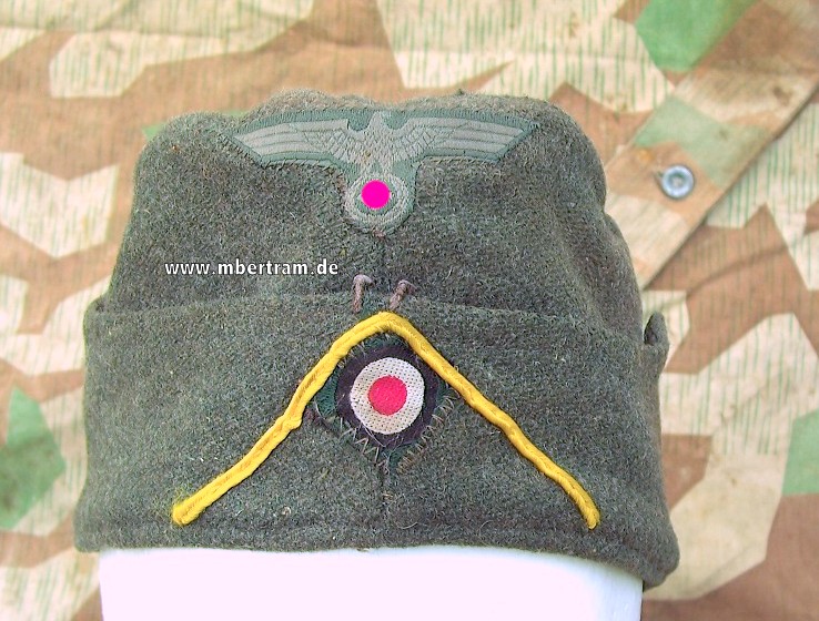Wehrmacht Mannschafts Schiffchen Nachrichtentruppe