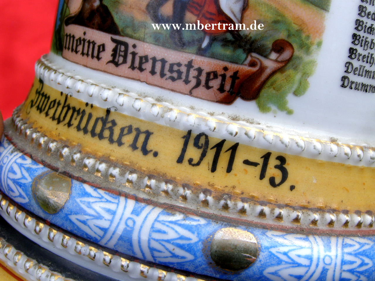 10377-20 Königl. Bayr. 22. Inf, Rgt. 4. Comp. Zweibrücken, 1911-13
